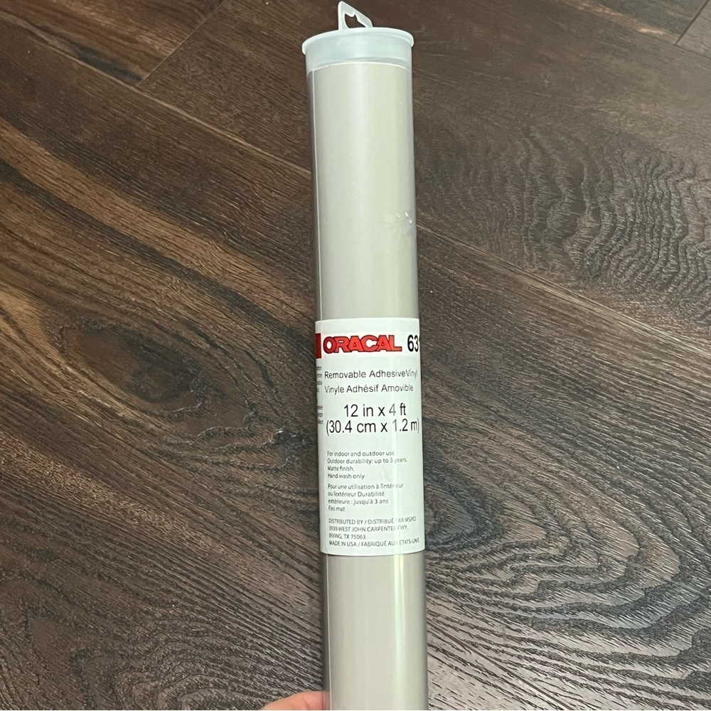 12" X 4ft - Oracal 631 Removable Adhesive Vinyl Roll Warm Gray 631-751 - Picture 4 of 4